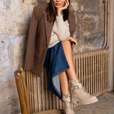 Bottines à zip Elena