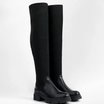 Ivy - Bottes cuissardes en chaussette - La Bottine Souriante