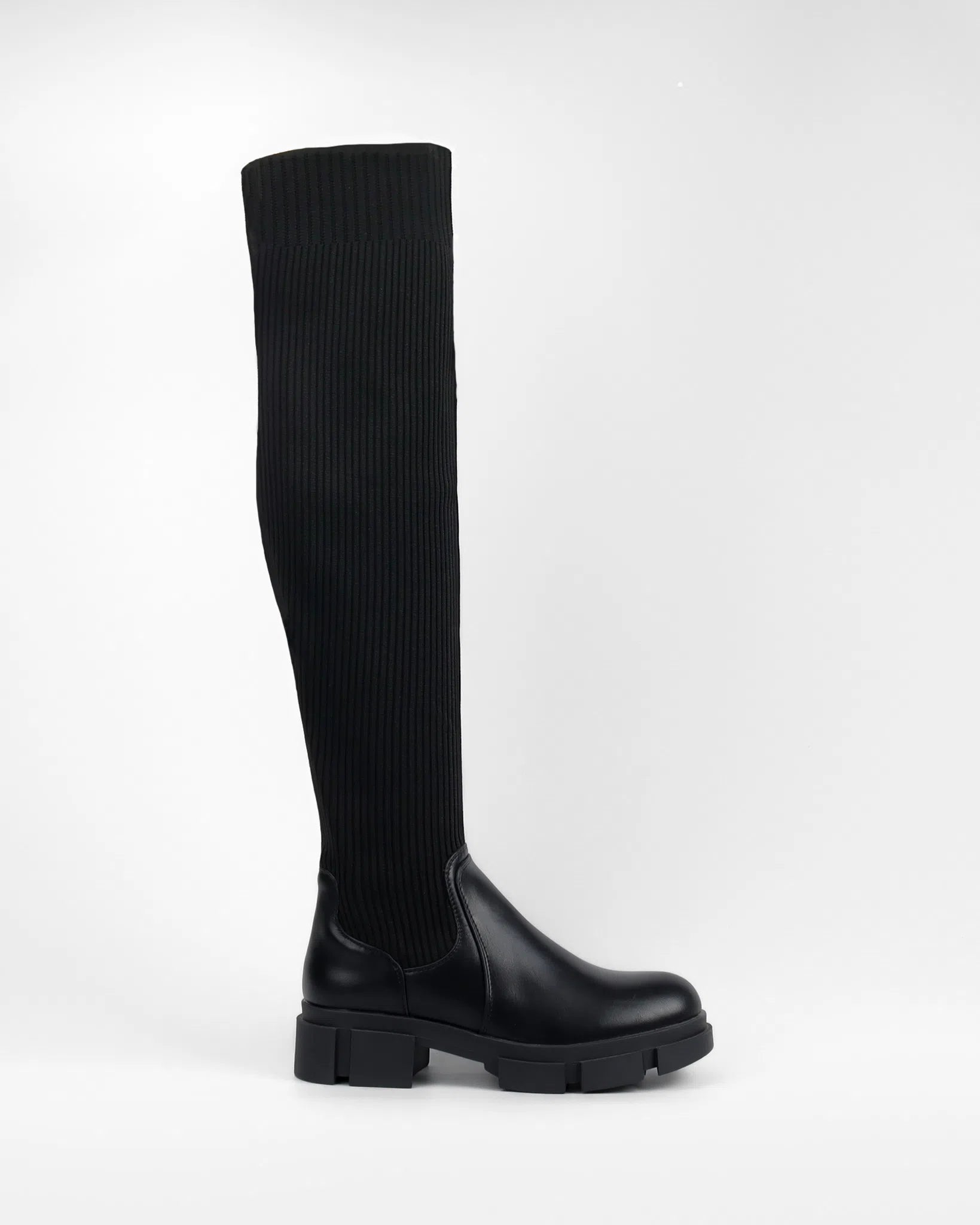 Ivy - Bottes cuissardes en chaussette - La Bottine Souriante