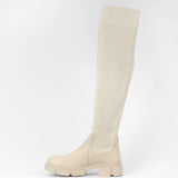 Ivy - Bottes cuissardes en chaussette - La Bottine Souriante