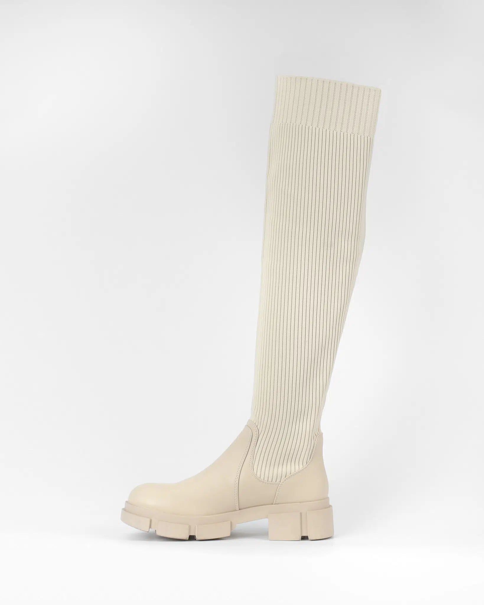 Ivy - Bottes cuissardes en chaussette - La Bottine Souriante