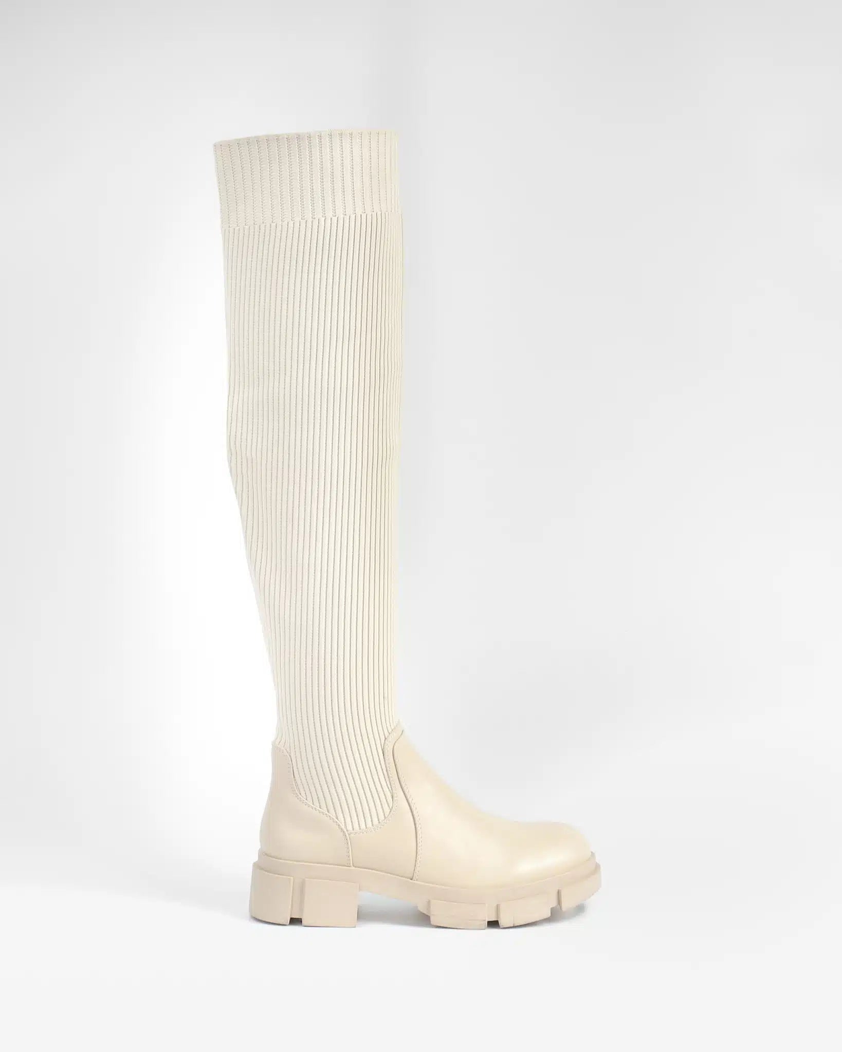 Ivy - Bottes cuissardes en chaussette - La Bottine Souriante