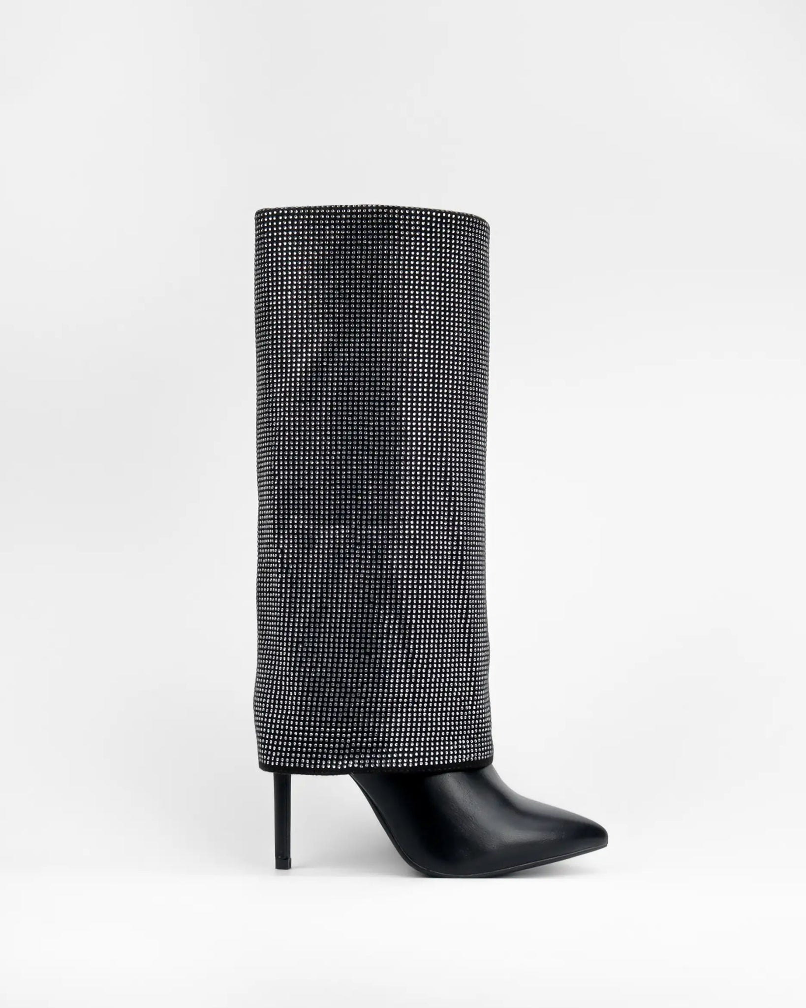 Luna - Bottes à talon à strass - La Bottine SourianteChaussures