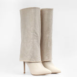 Luna - Bottes à talon à strass - La Bottine SourianteChaussures