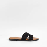 Mules plates tressées Ella - La Bottine SourianteChaussures