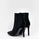 Sarah - Bottine à talon velours - La Bottine SourianteChaussures
