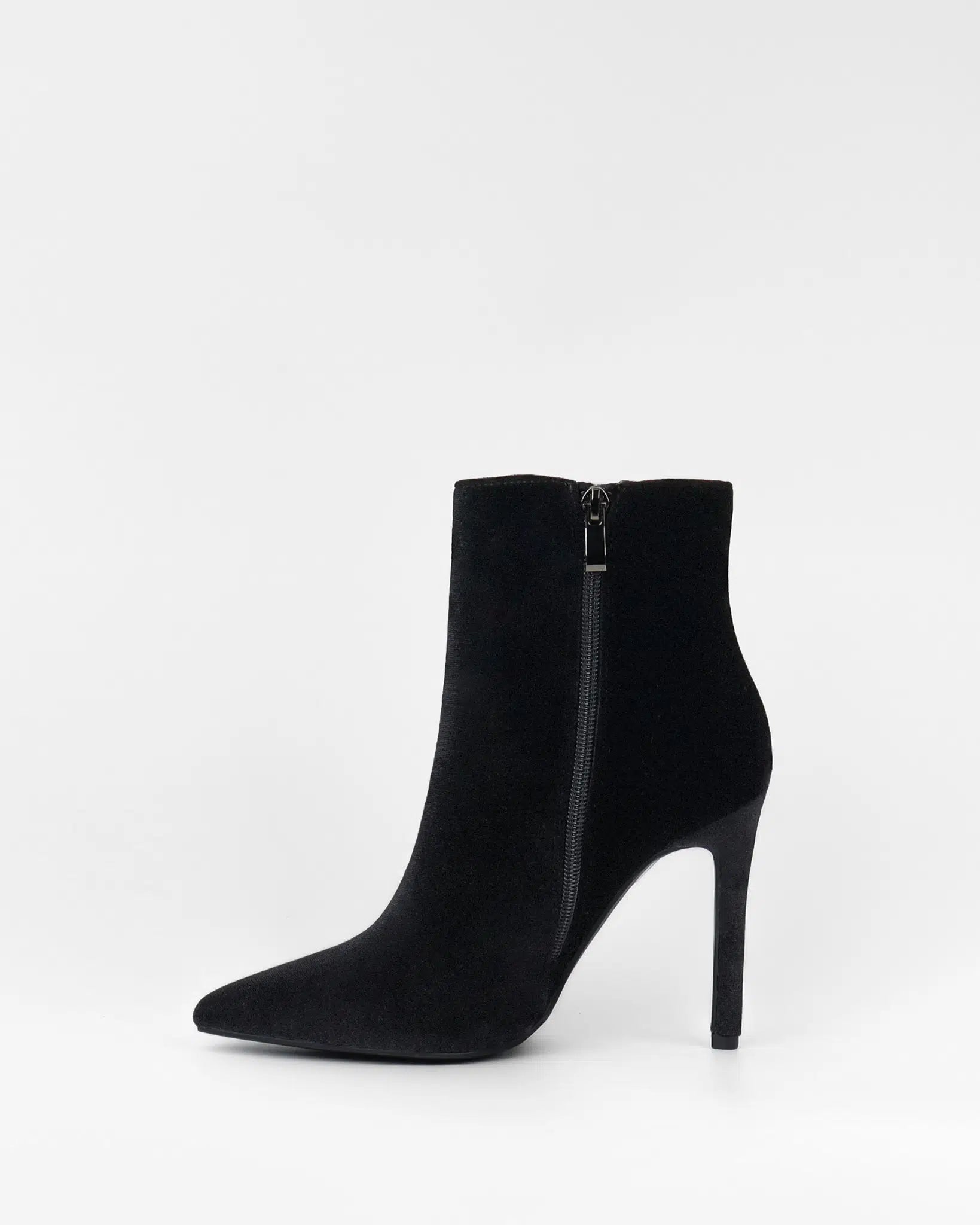 Sarah - Bottine à talon velours - La Bottine SourianteChaussures
