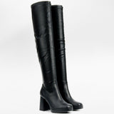 Victoria - Bottes cuissardes à talon - La Bottine SourianteChaussures
