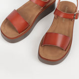 Garance platform sandals with strap