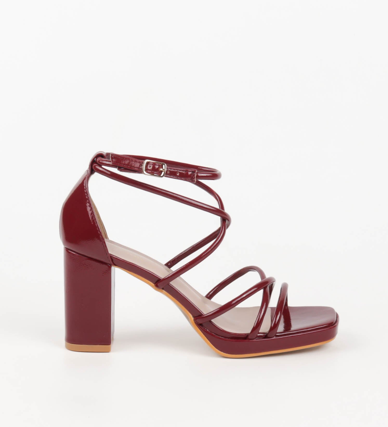 Sandales Hortense à talon vernies