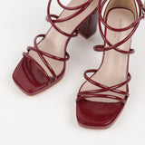 Hortense Patent Heeled Sandals