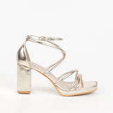 Patent Hortense Heeled Sandals