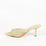 Lena mules à talon tressées