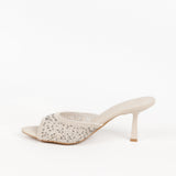 Lena mules à talon tressées