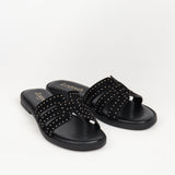 Ninon black flat mules