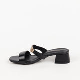 Mules Esther à bijou doré
