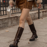 Bottes hautes à boucle Noémie