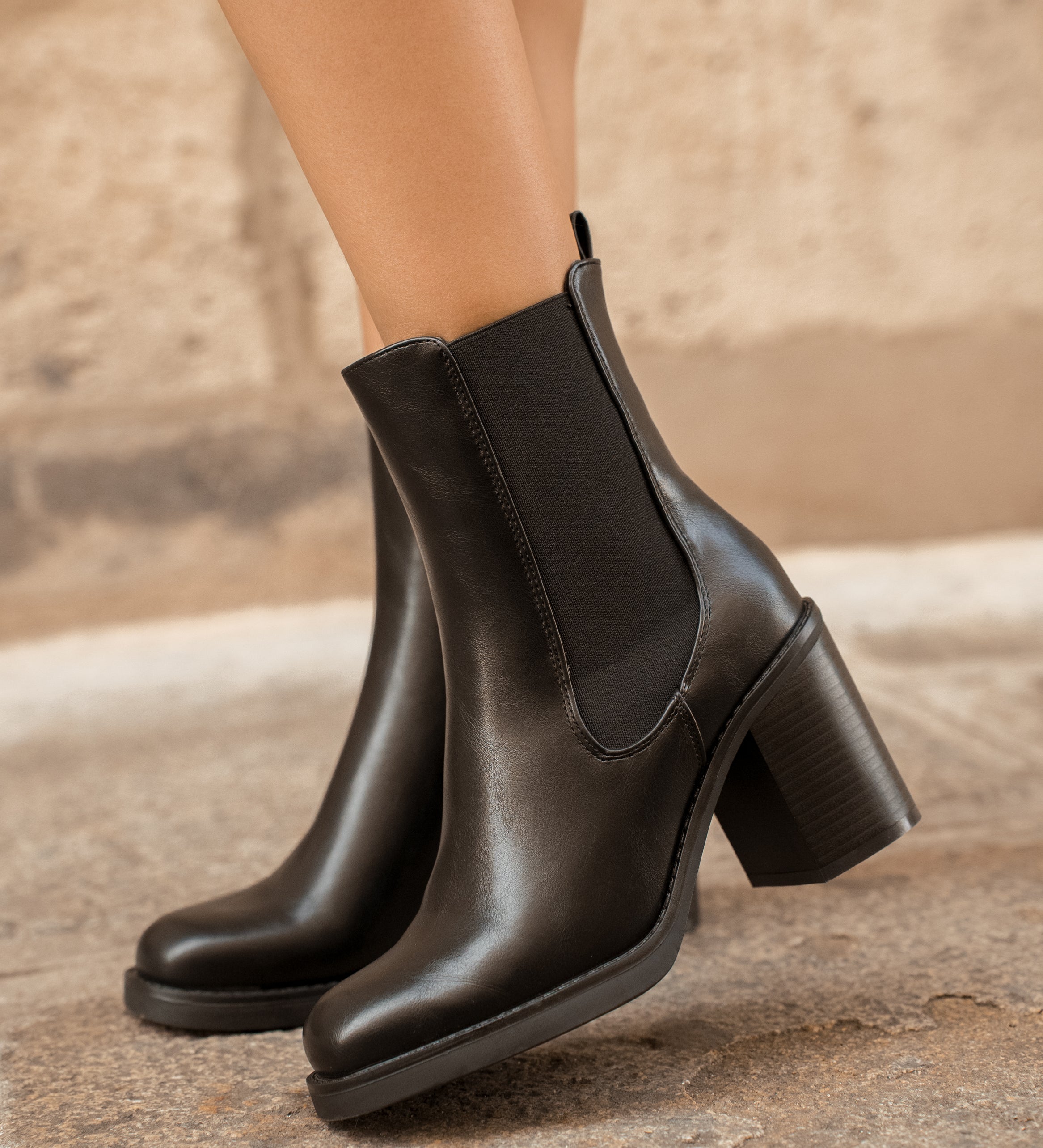 Isadora ankle boots with heel