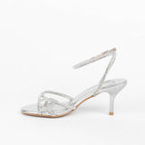 Iris sandales à talon et brides à strass