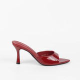 Mules vernis à talon Isa