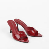 Mules vernis à talon Isa