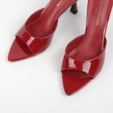 Mules vernis à talon Isa