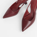 Lison escarpins slingback à bout pointu