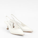 Lison pointed-toe slingback pumps