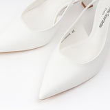 Lison pointed-toe slingback pumps