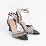 Nina sandales à talon et brides et strass