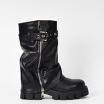 Bottes femmes motards urbain femmes 