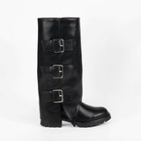 Bottes biker Sasha à boucles