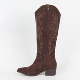 Elya western suede cowboy boots