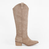Elya western suede cowboy boots
