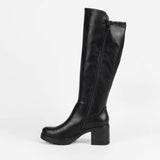 Bottes Astrid à talon carré