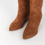 bottes femmes western camel tendance 2024