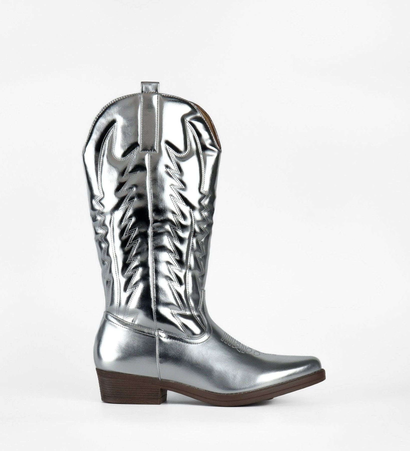 Bottes santiag western brillante Stella - La Bottine Souriante