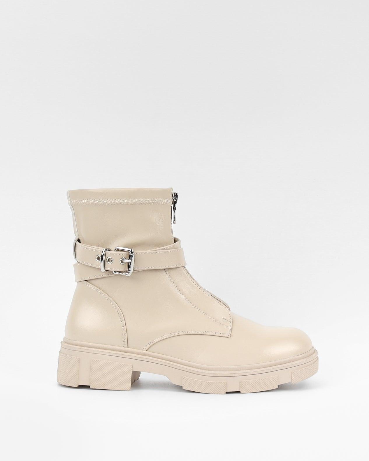 Elena zip ankle boots