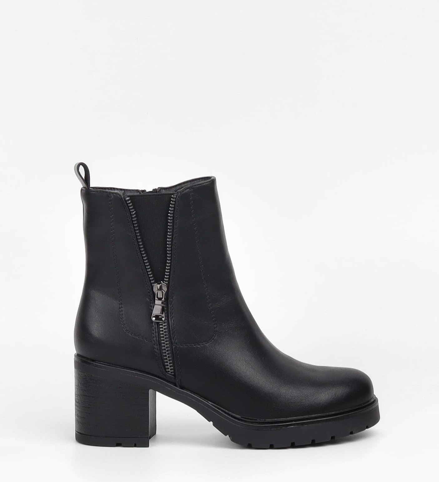 Bottines à talon et zip Mila - La Bottine SourianteChaussures