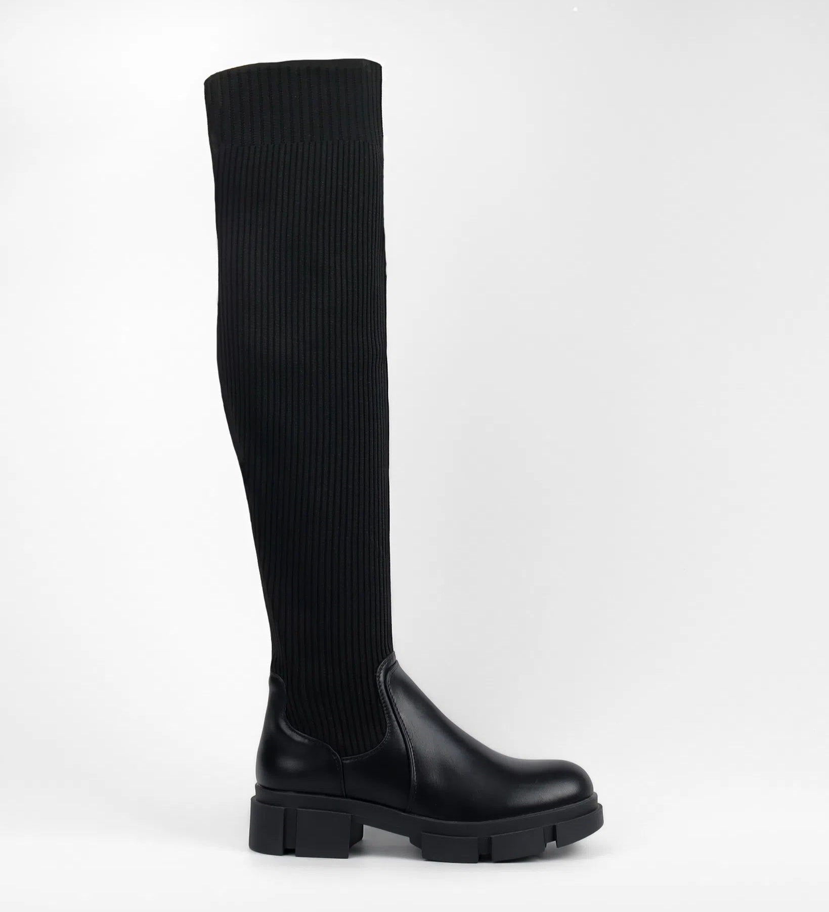 Ivy - Bottes cuissardes en chaussette - La Bottine Souriante