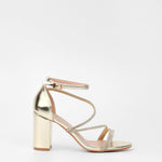 Sandales pour soirée femme à talon et strass 