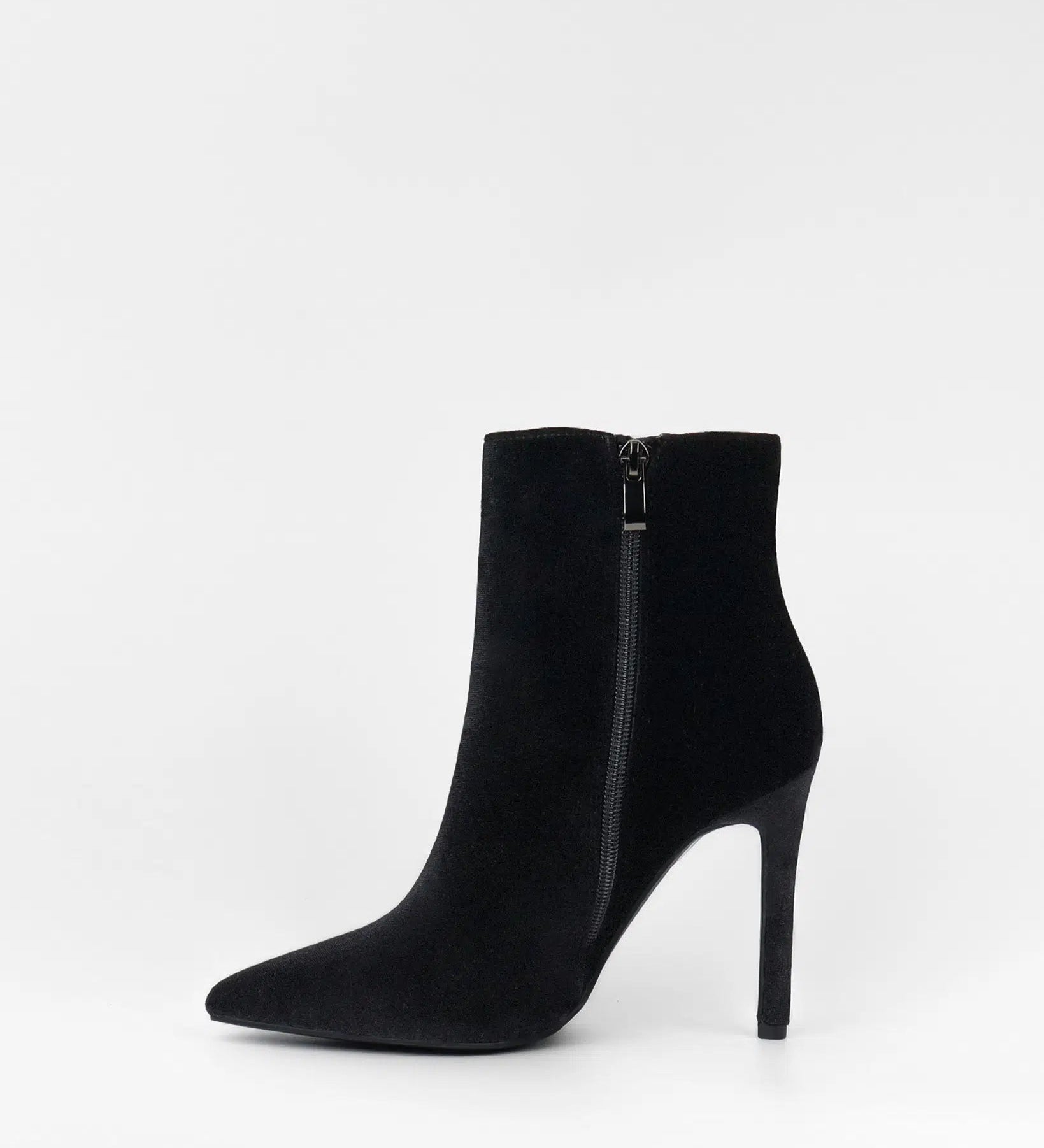 Sarah - Bottine à talon velours - La Bottine SourianteChaussures